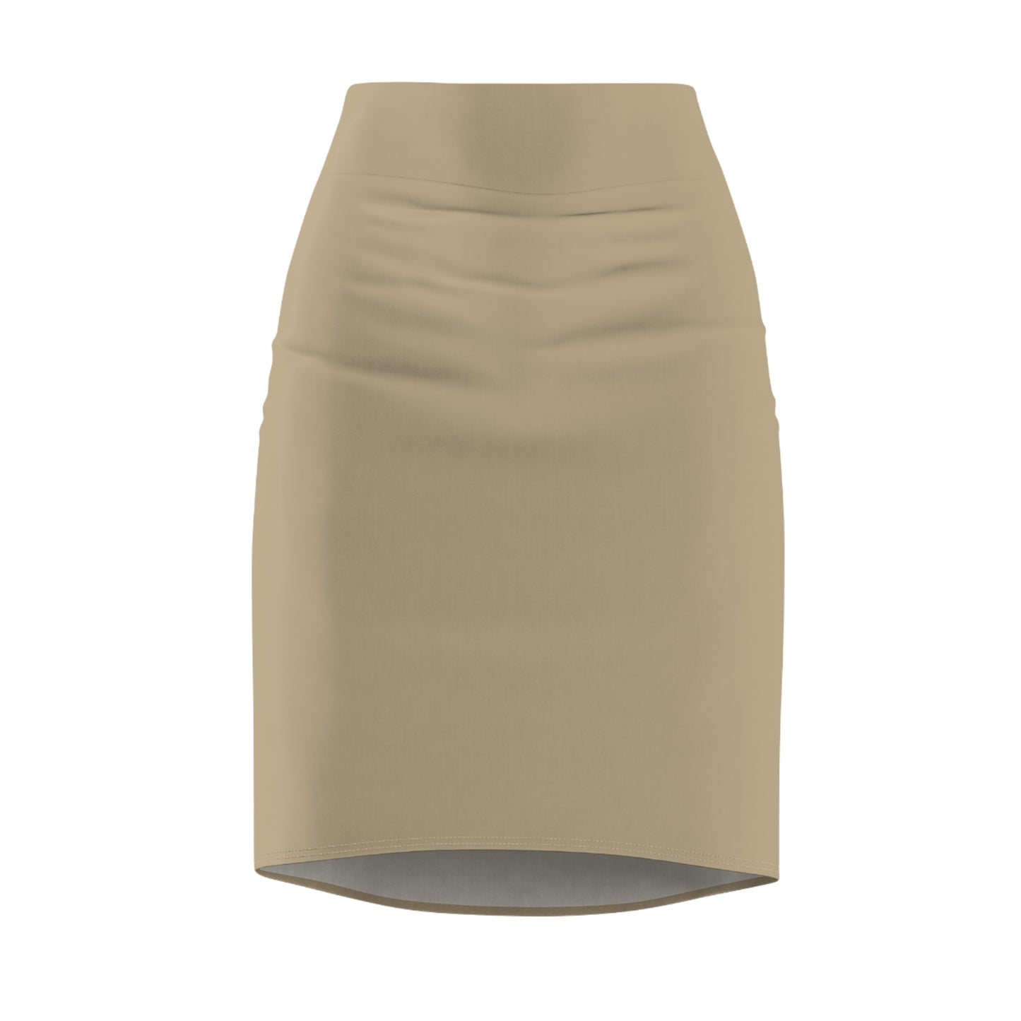 Khaki Nude Women's Pencil Skirt